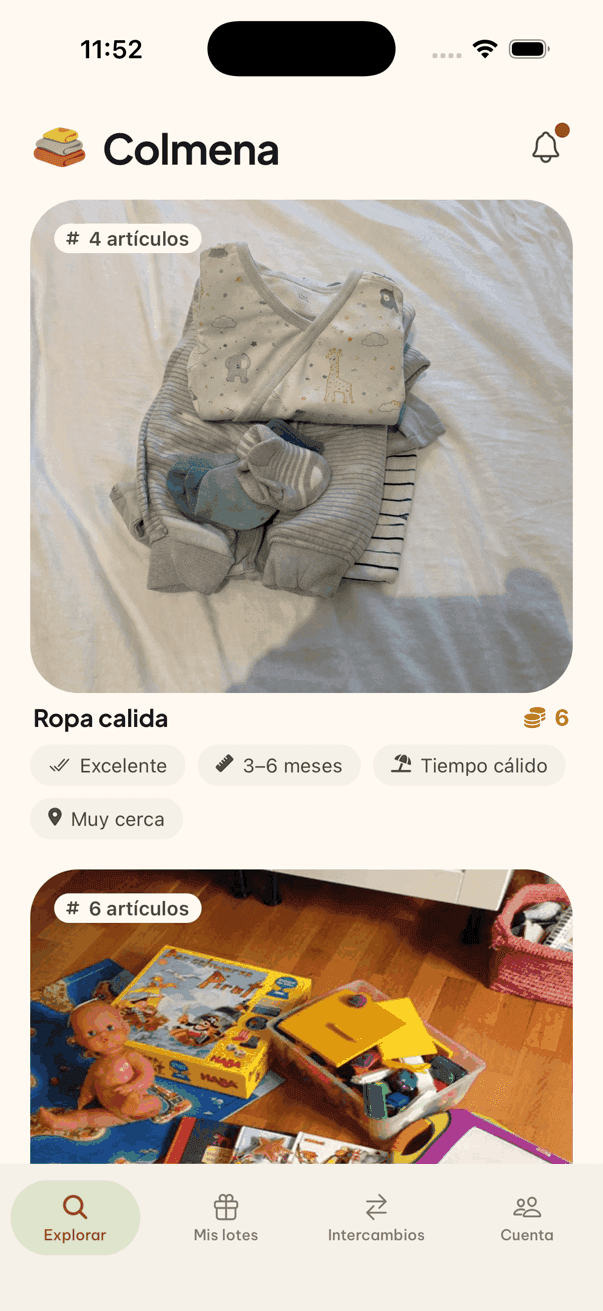 Colmena browse bundles screen