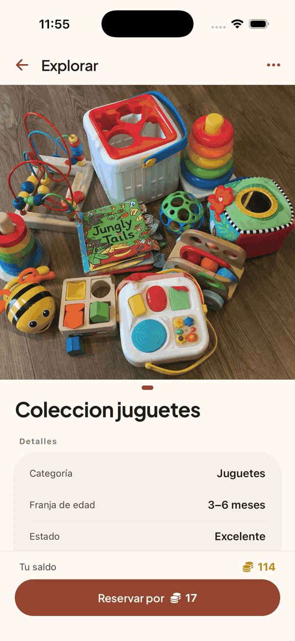 Colmena bundle details screen